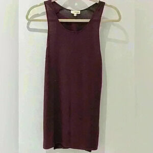 Aritzia  Wilfred Free Plum Trapeze tank top size xxs